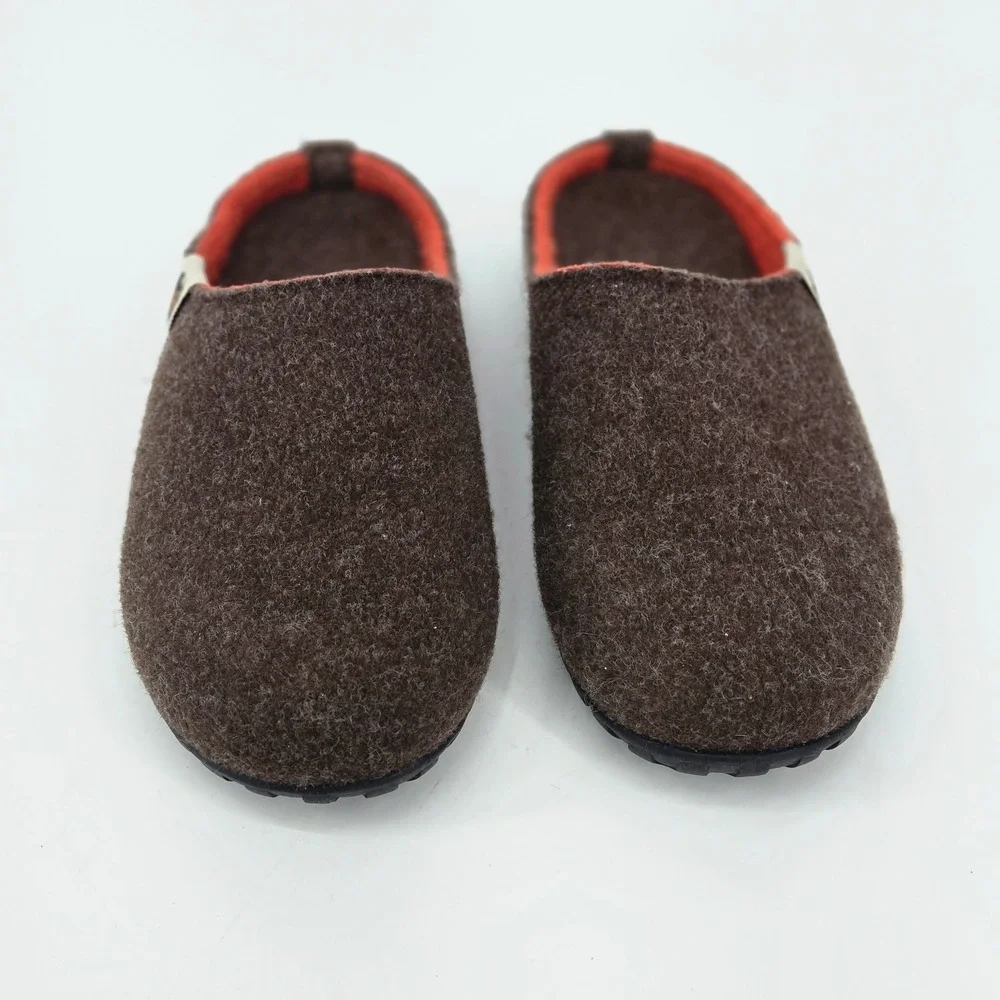 Gumbies Outback Felt Mule Slipper Shoe Gorpcore Cabin Mens 9 Womens 10 Comfort